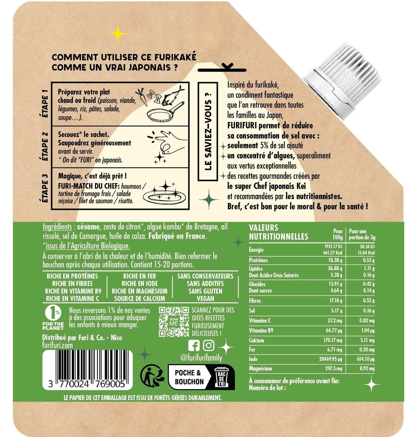FuriFuri au citron, alternative au sel fabriquée en France - 3