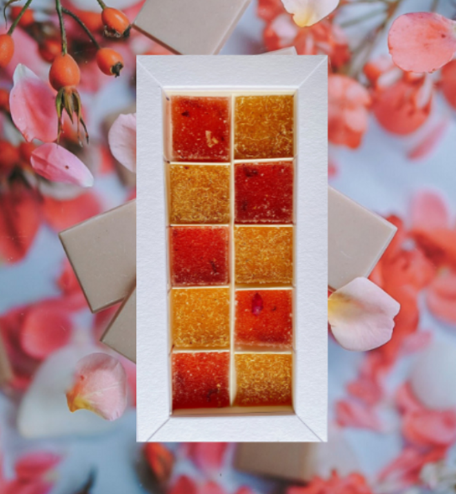 Coffret assortiment de 10 pâtes de fleurs bio Made in France  - 3