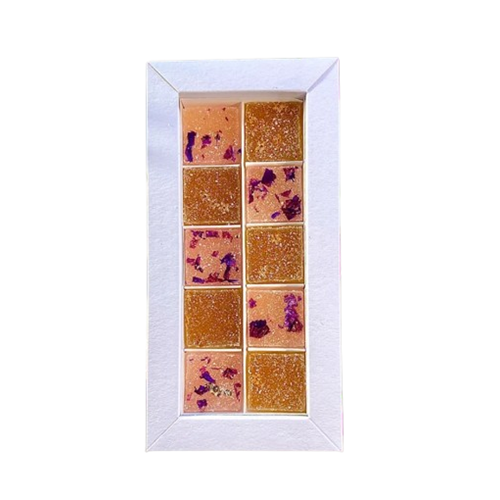 Coffret assortiment de 10 pâtes de fleurs bio Made in France 