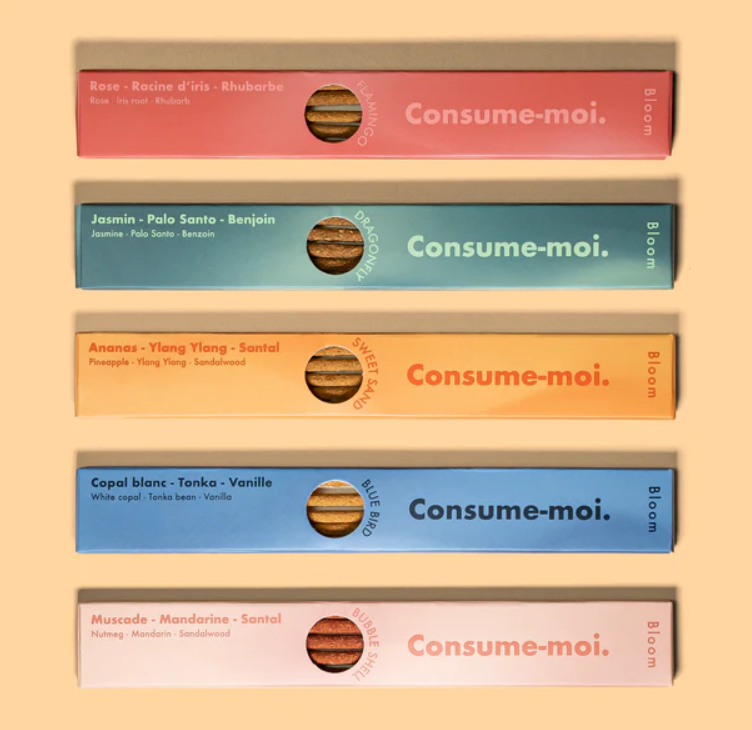 Assortiment de 25 bâtons d'encens 100% naturels -