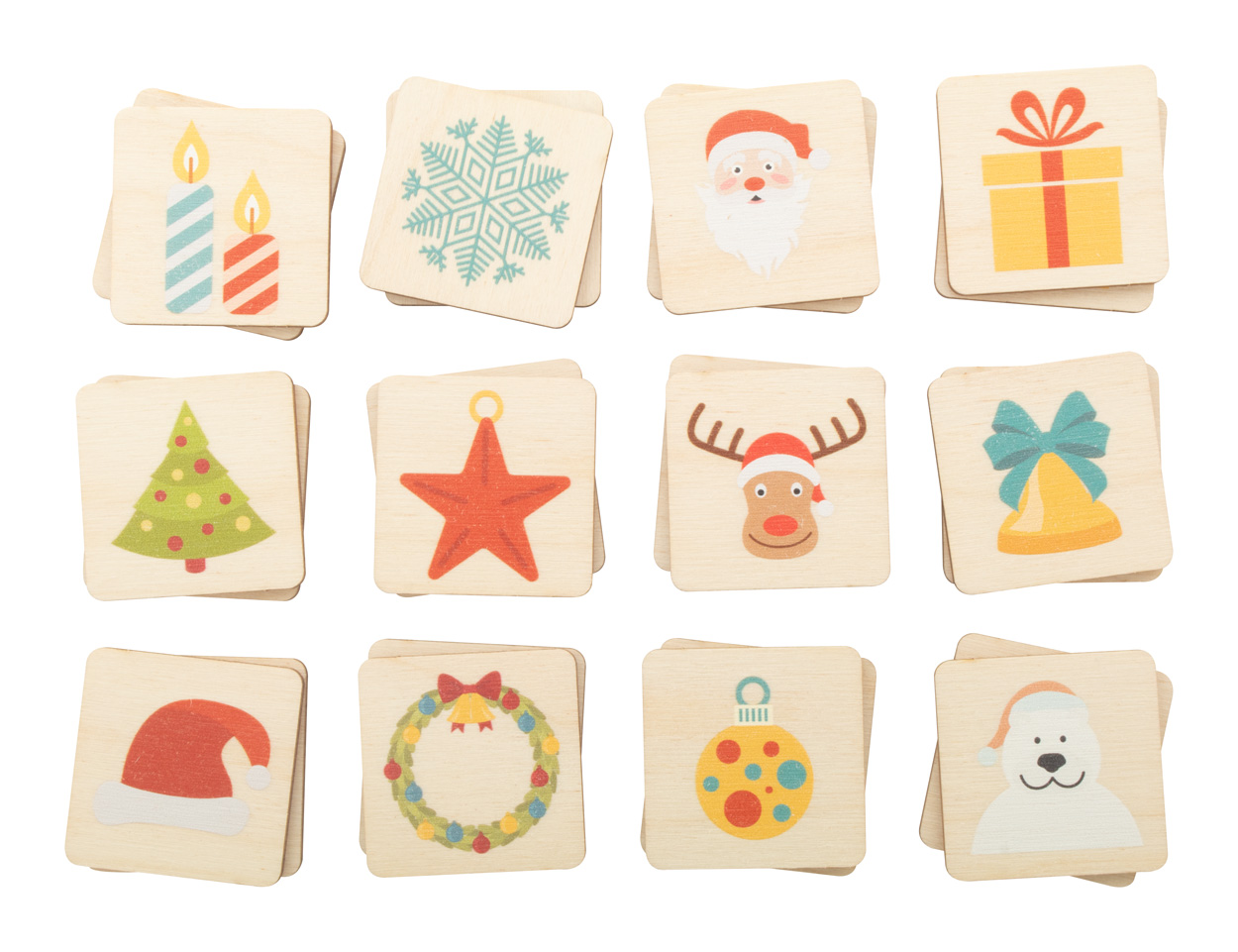 Jeu de memory en bois - 2