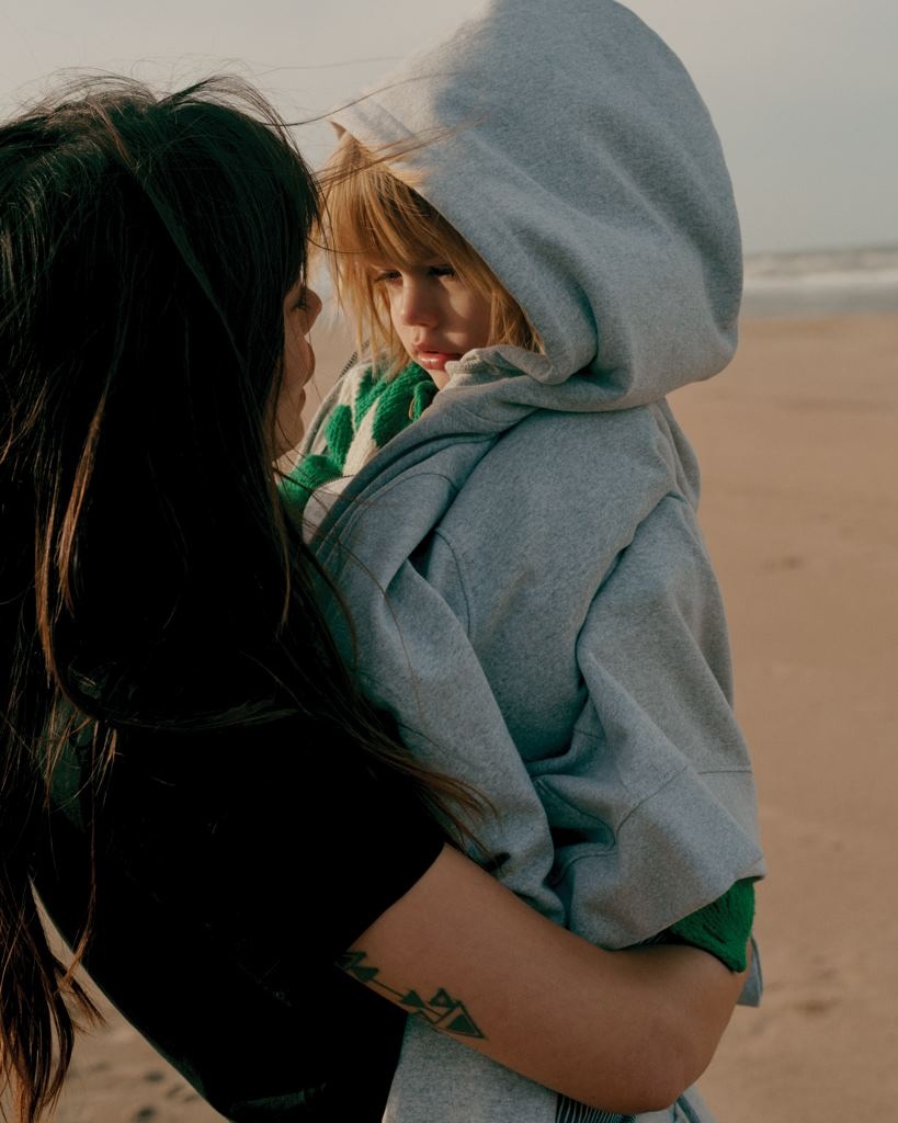 Sweat à capuche avec zip en coton recyclé - 13
