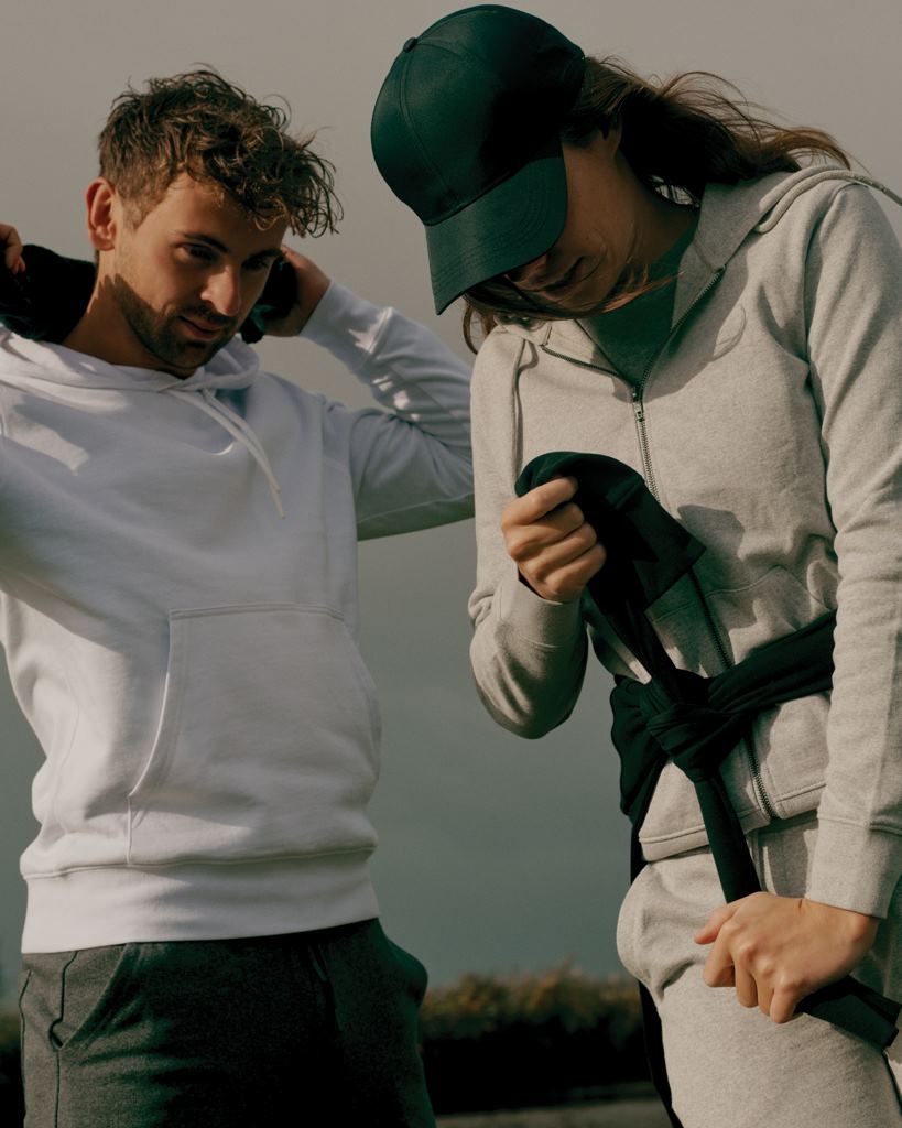 Sweat à capuche léger en coton recyclé  - 20