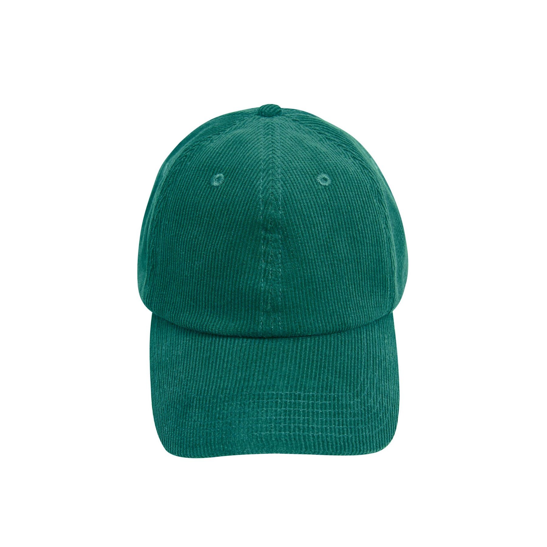 Casquette en velours à 6 pans