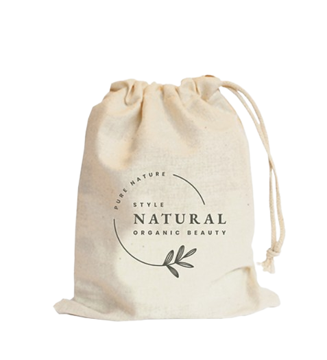 Pochon en coton naturel -