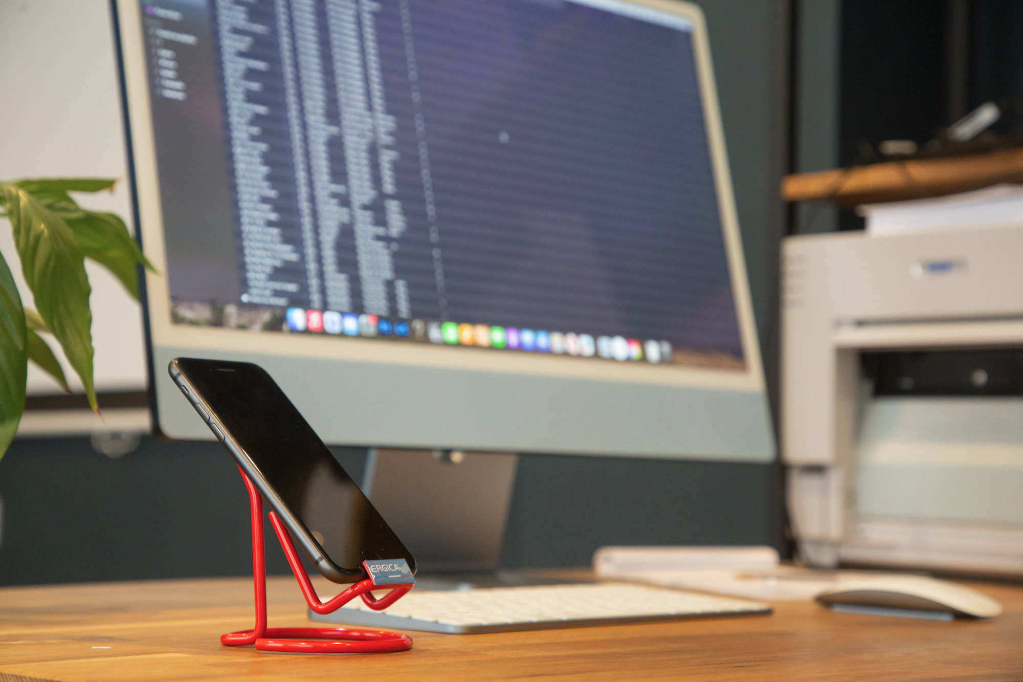 Support de téléphone robuste en acier -