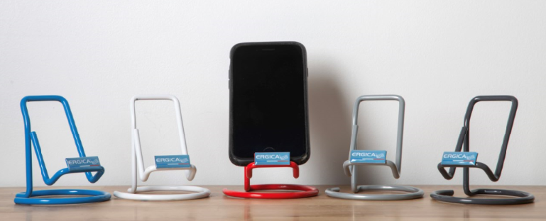 Support de téléphone robuste en acier -