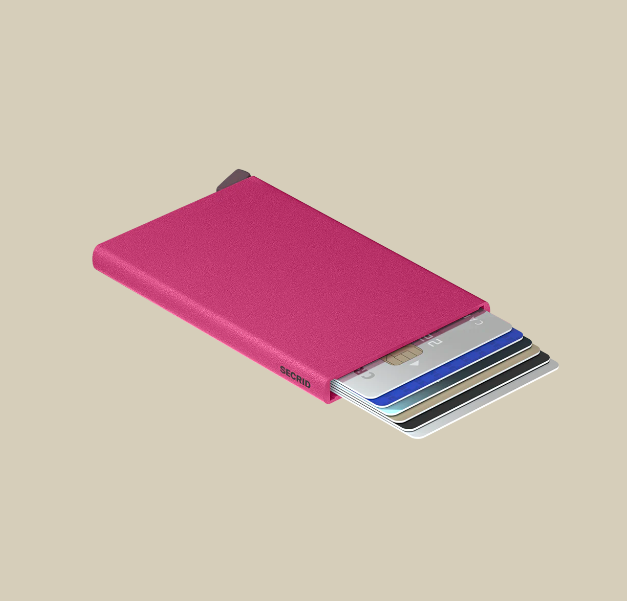 Porte-cartes en aluminium avec mécanisme pour 6 cartes - 12