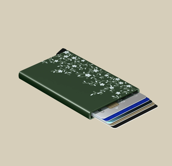 Porte-cartes en aluminium avec mécanisme pour 6 cartes - 13