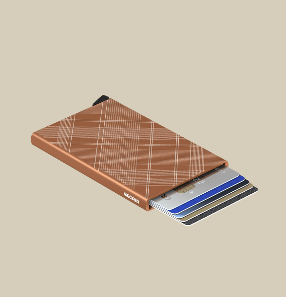 Porte-cartes en aluminium avec mécanisme pour 6 cartes - 14