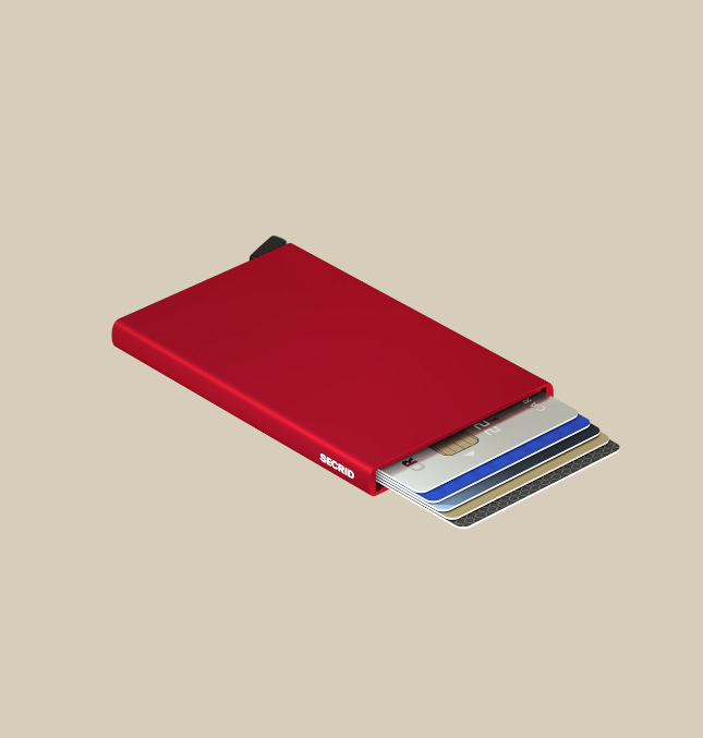 Porte-cartes en aluminium avec mécanisme pour 6 cartes - 5