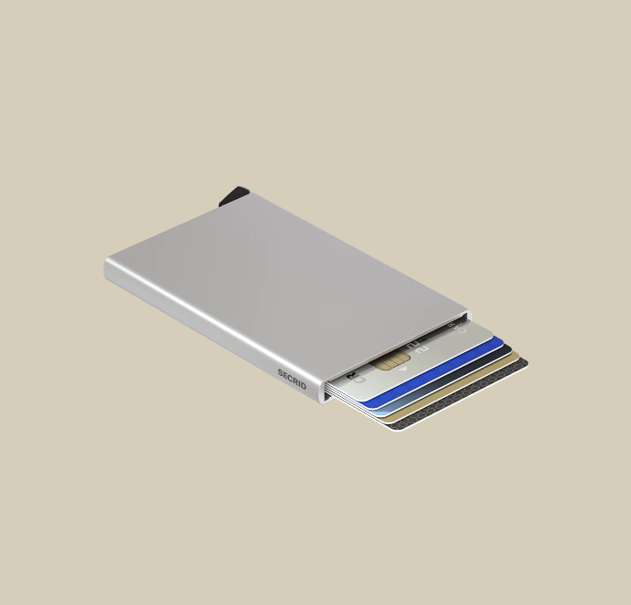 Porte-cartes en aluminium avec mécanisme pour 6 cartes - 8