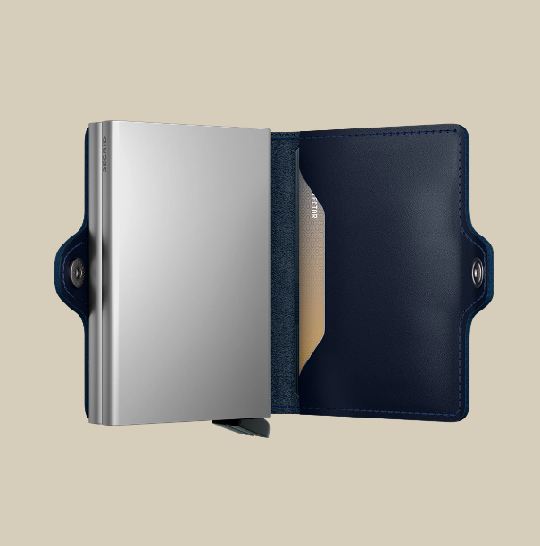 Portefeuille en cuir avec mécanisme pour 16 cartes - 3