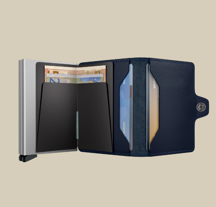 Portefeuille en cuir avec mécanisme pour 16 cartes - 4