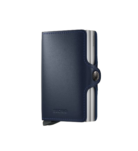 Portefeuille en cuir avec mécanisme pour 16 cartes