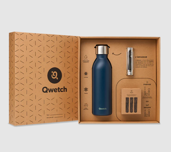 Coffret bouteille isotherme avec infuseur - 600 ml - 4