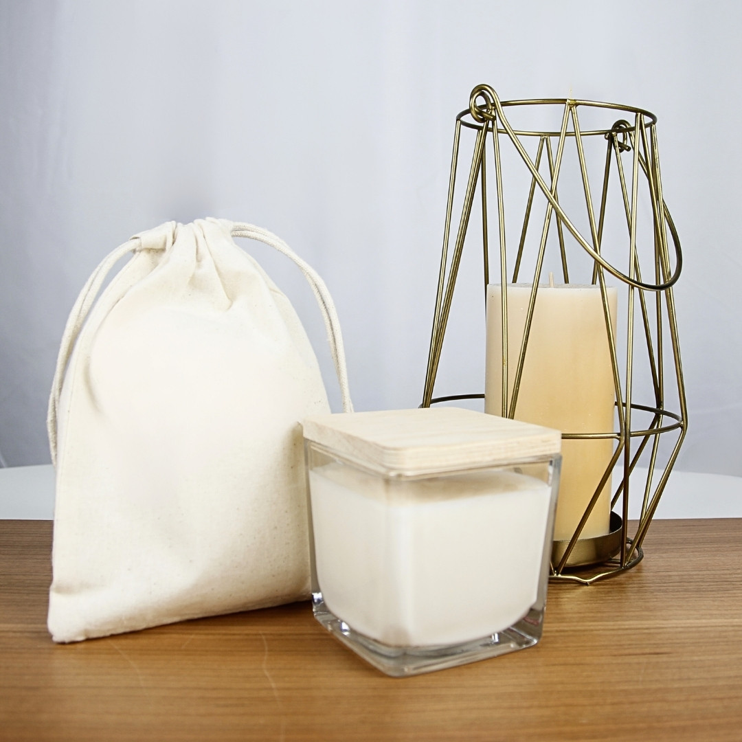 Grande bougie végétale à la cire de soja naturelle - 190 gr - 2