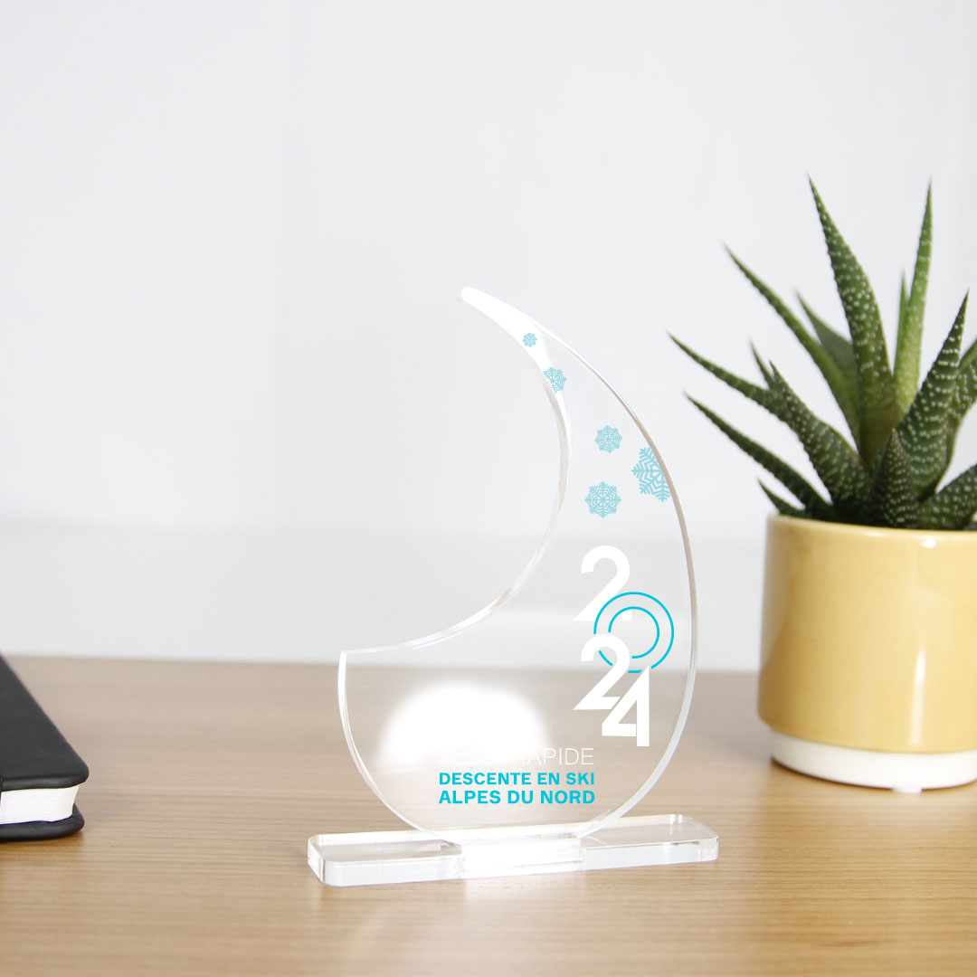 Trophée en plexiglas - Origine France Garantie -