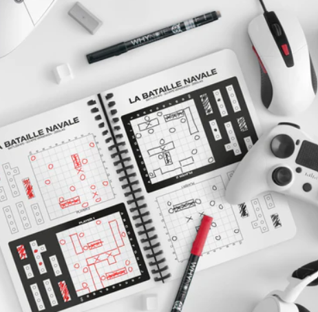 Carnet de jeux effaçable format A5 - Gamebook -