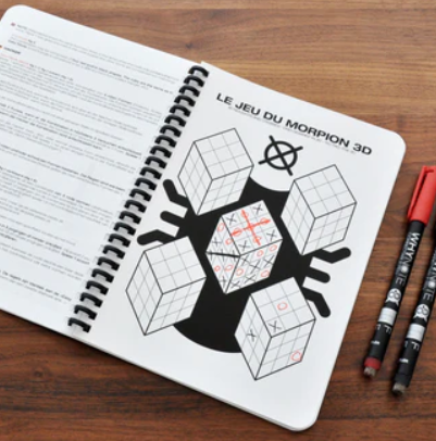 Carnet de jeux effaçable format A5 - Gamebook -