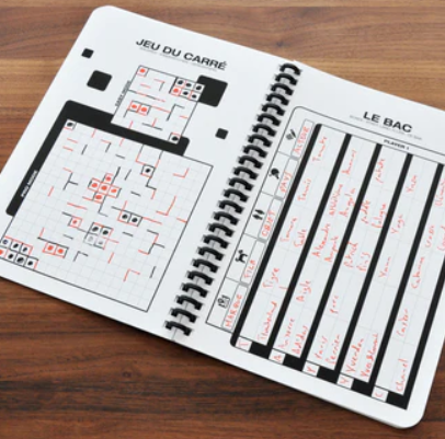Carnet de jeux effaçable format A5 - Gamebook -