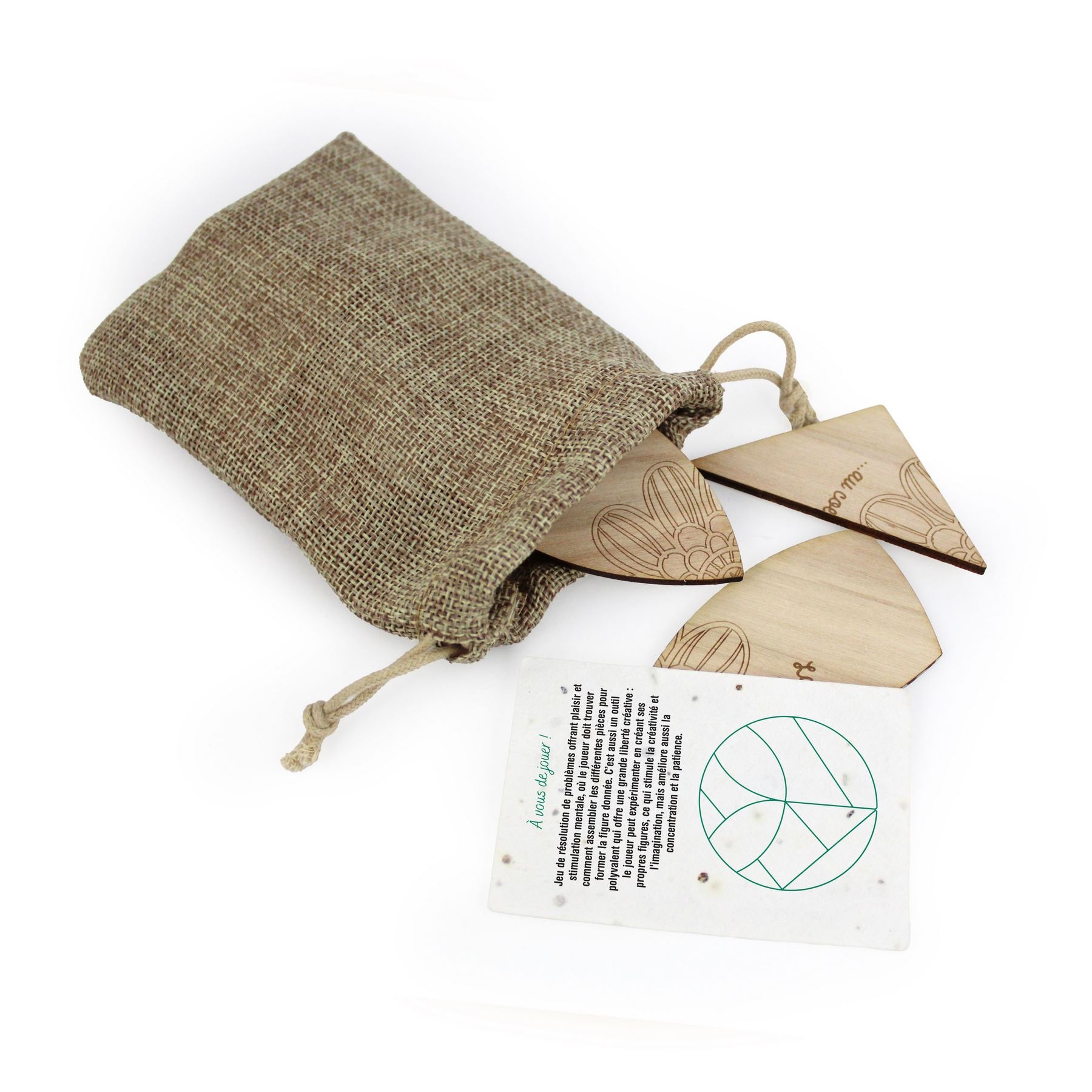 Casse-tête en bois de peuplier  -