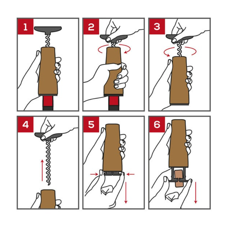 Tire bouchon en bois de hêtre - Vigne -