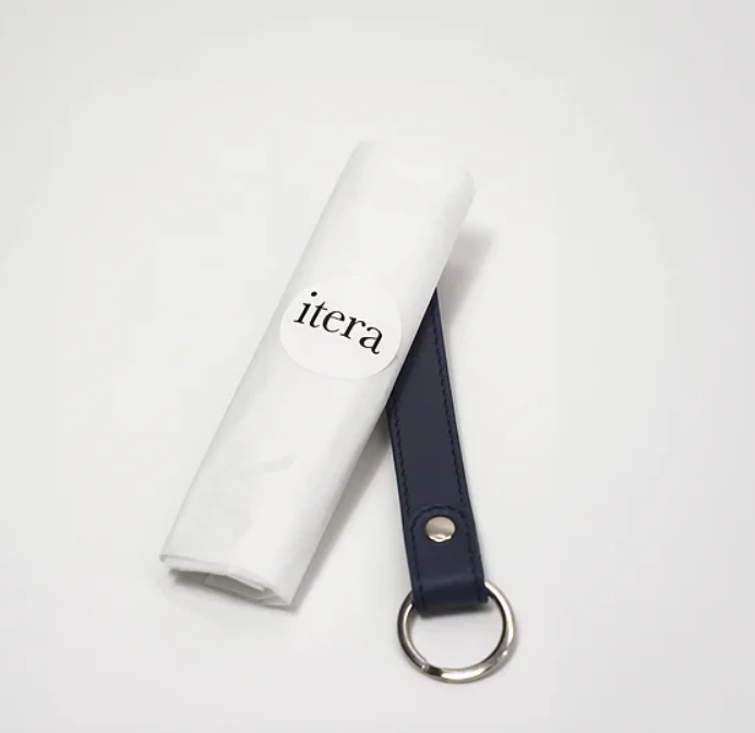 Porte-clés en cuir upcyclé -