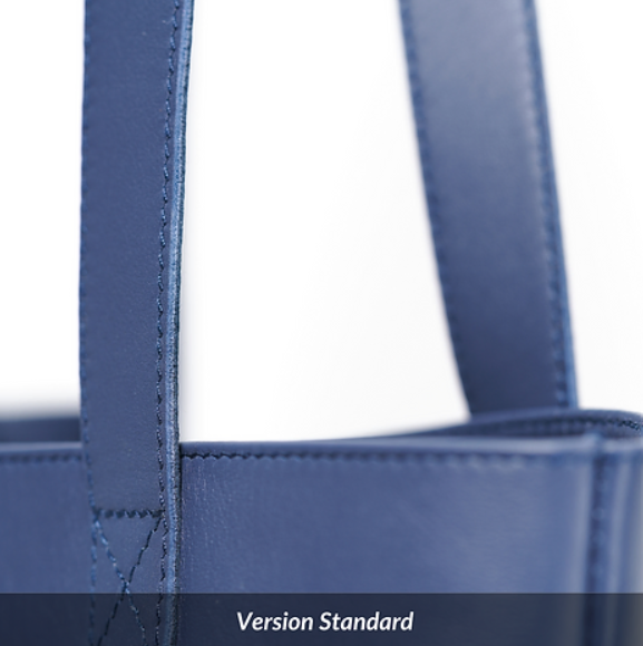 Totebag en cuir upcyclé sur mesure  - 4