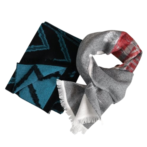 Echarpe tissage Jacquard sur mesure made in France