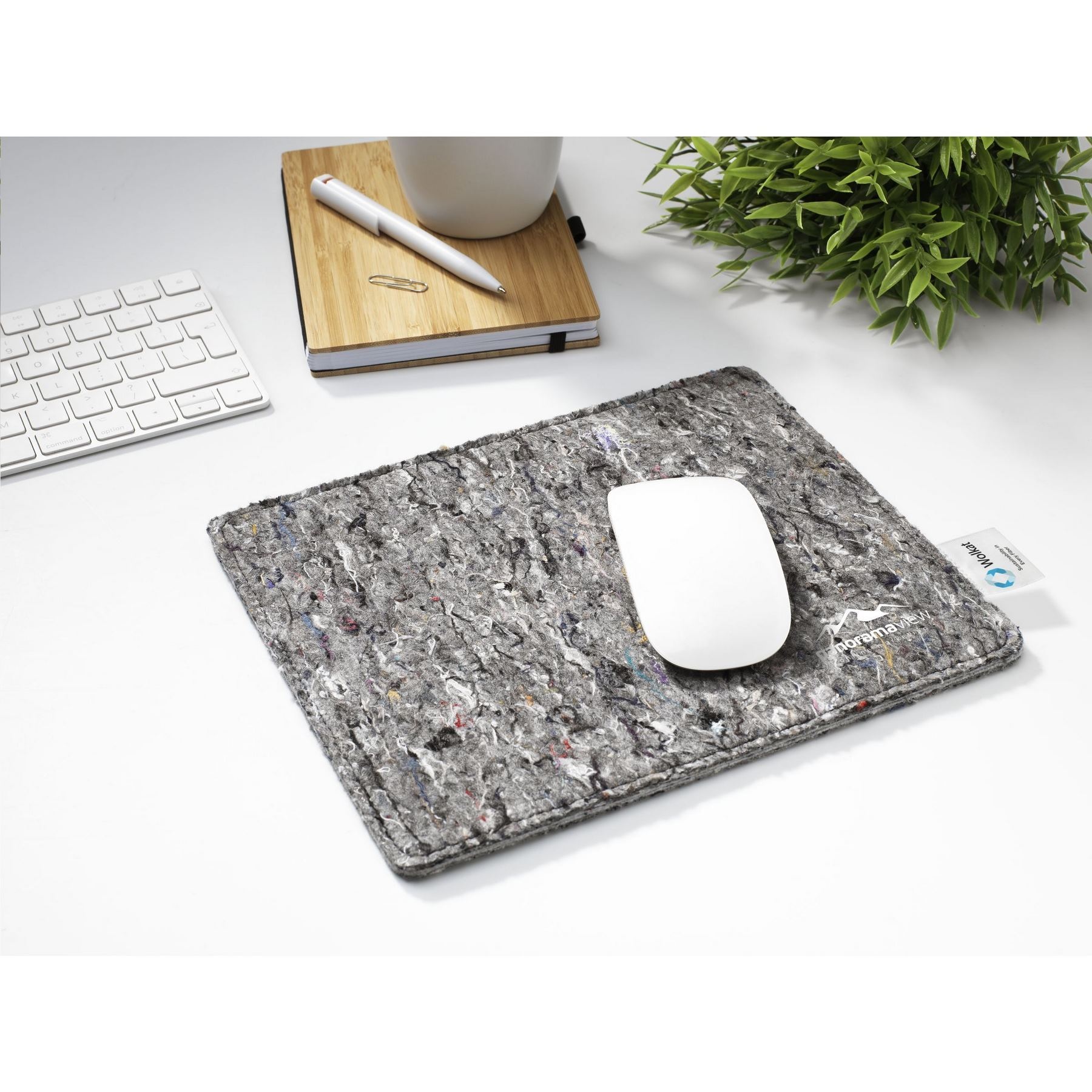 Wolkat Tanger Recycled Textile Mousepad tapis de souris -