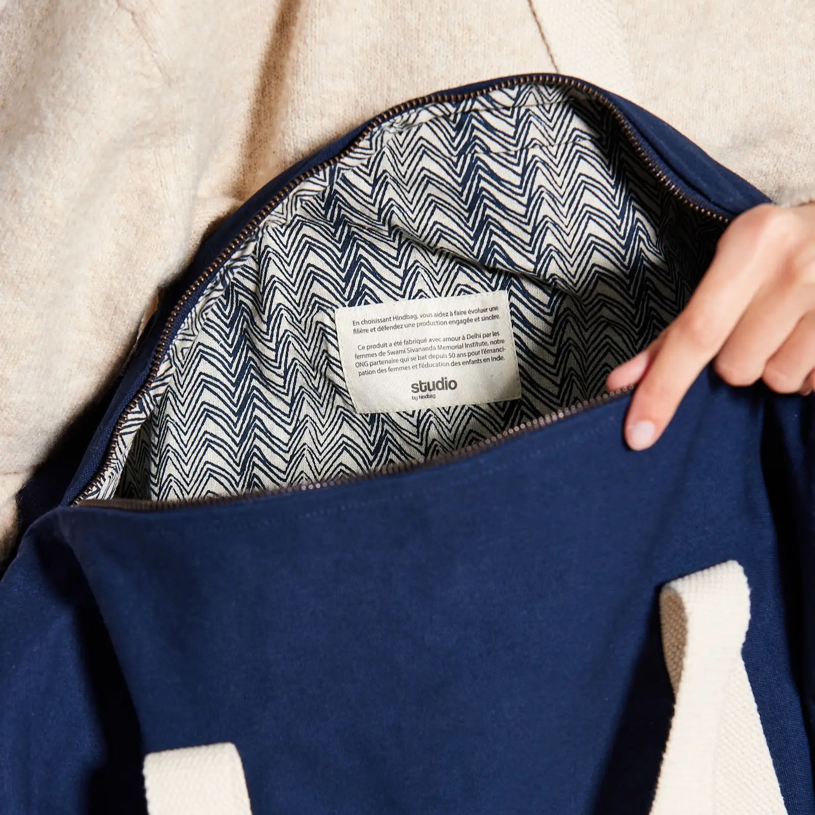 Sac polochon en coton bio - Livraison rapide - 11