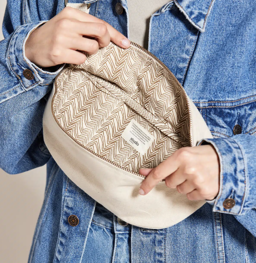 Sac banane en coton bio - Livraison rapide - 13