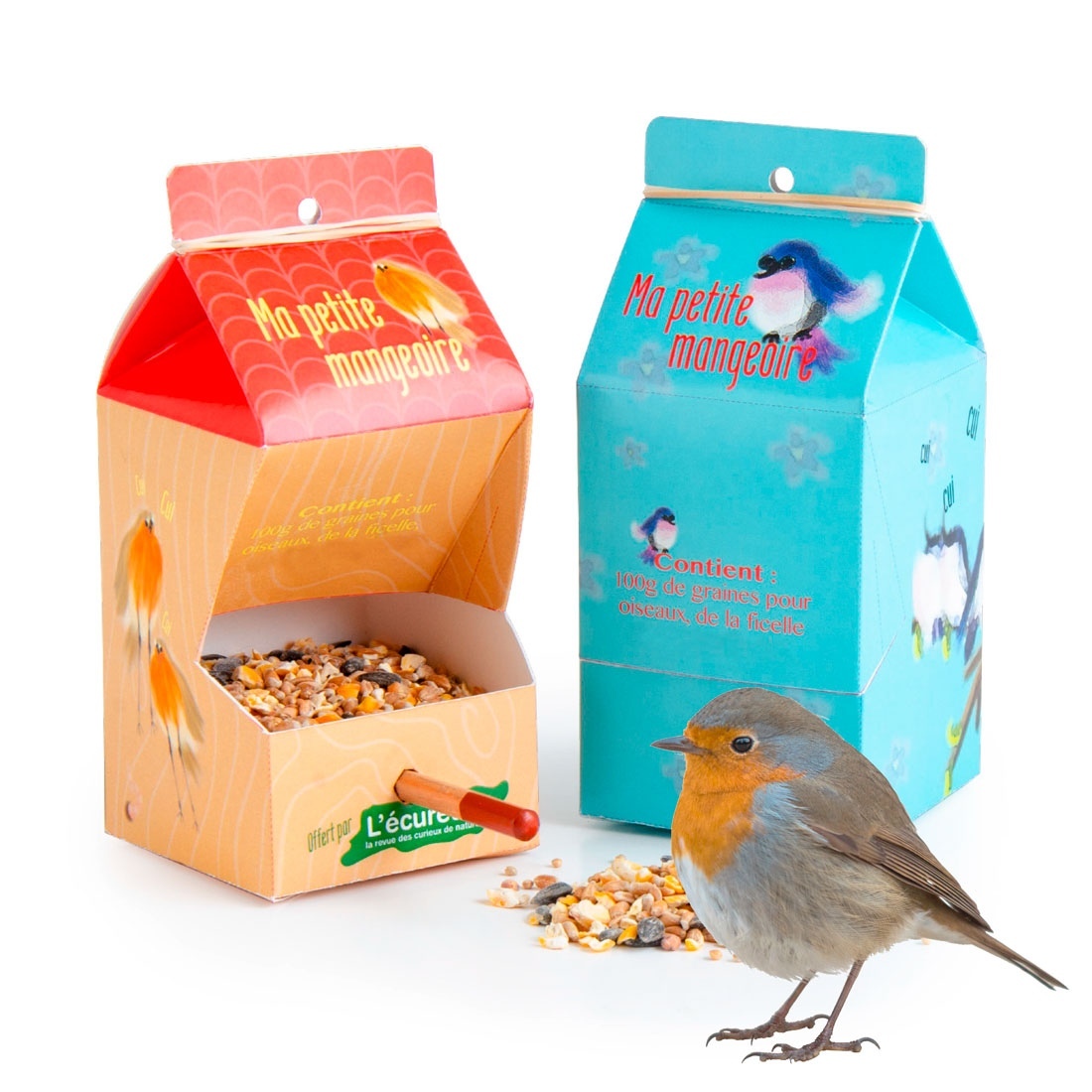 Mangeoire à oiseaux à faire soi-même -