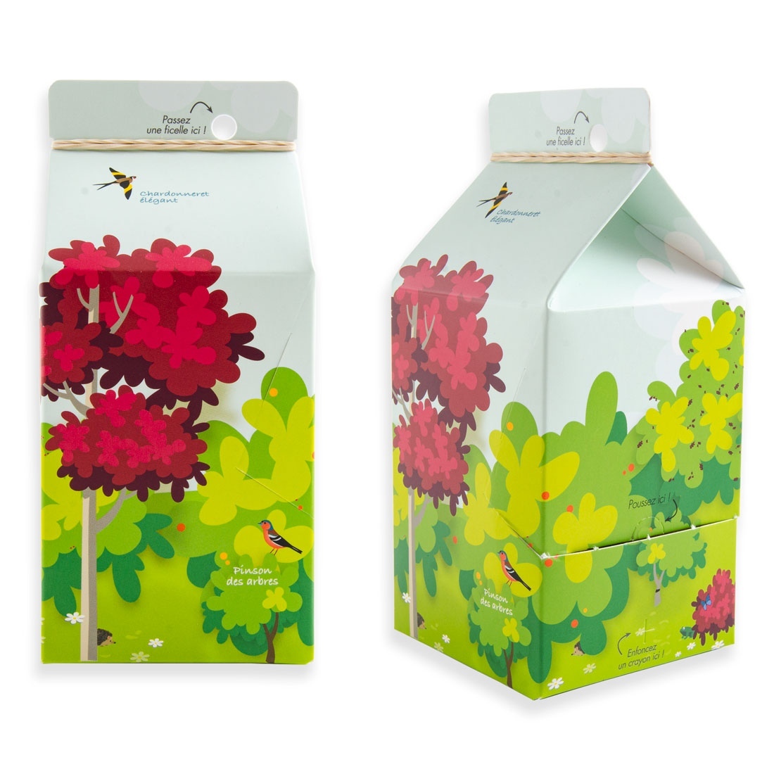 Mangeoire à oiseaux à faire soi-même -