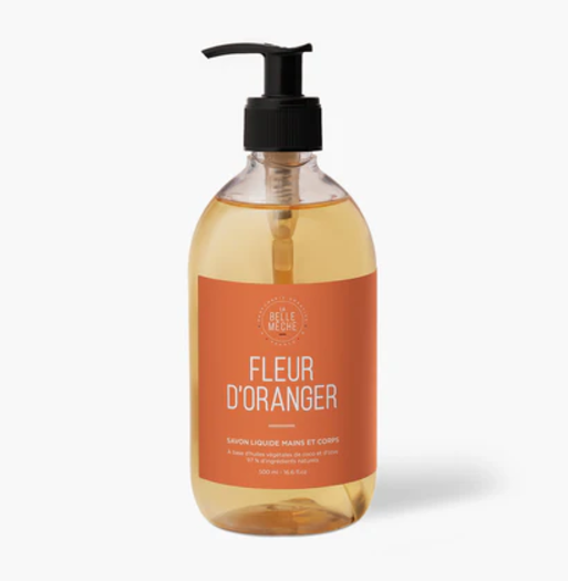 Savon liquide naturel et artisanal Made in France -