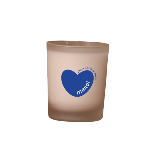 Mini bougie artisanale en verre - 38 gr