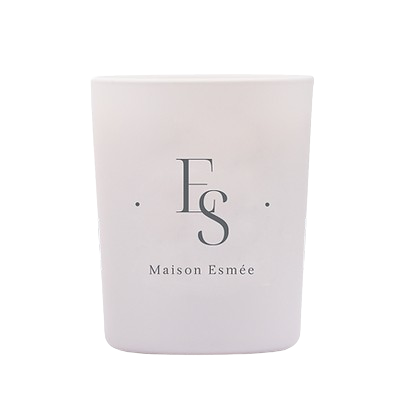 Grande bougie artisanale en verre - 140 gr