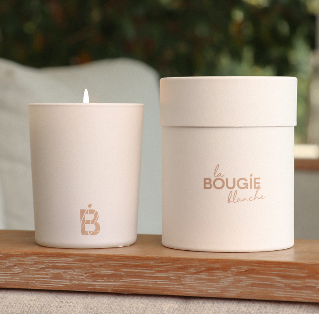 Grande bougie artisanale en verre - 140 gr - 3