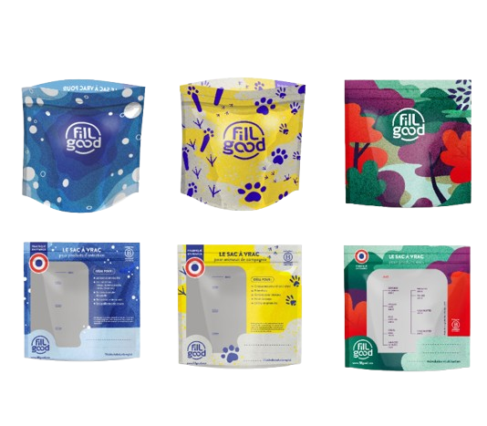 Sac à vrac avec zip hermétique -