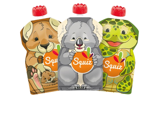 Gourde réutilisable avec zip hermétique - Squiz