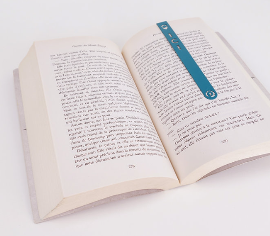 Marque-page en métal - Pause -