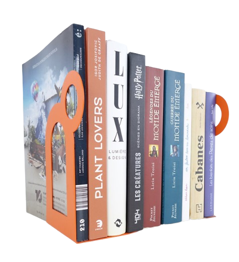Serre-livres en métal - Etreinte