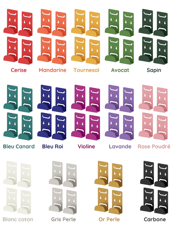 Porte-manteau avec photo en métal - Icones -