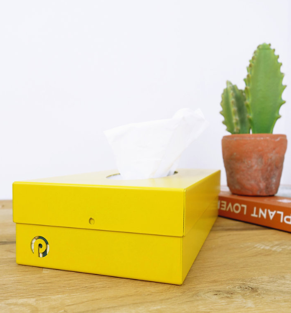 Boite à mouchoirs en métal - Distri'touss -