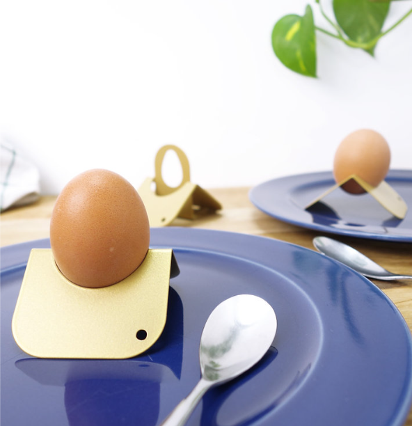 Lot de 4 coquetiers en métal - Mouillette -