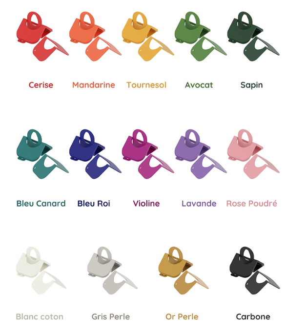 Lot de 4 coquetiers en métal - Mouillette -