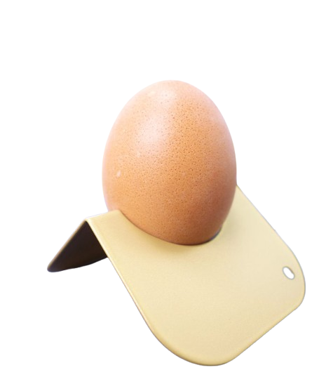 Lot de 4 coquetiers en métal - Mouillette