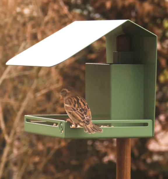 Mangeoire pour oiseaux en métal - Zozio - 2