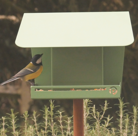 Mangeoire pour oiseaux en métal - Zozio - 3